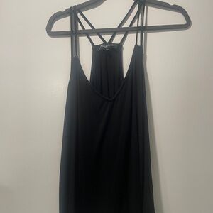 Elegant Black Strappy Top